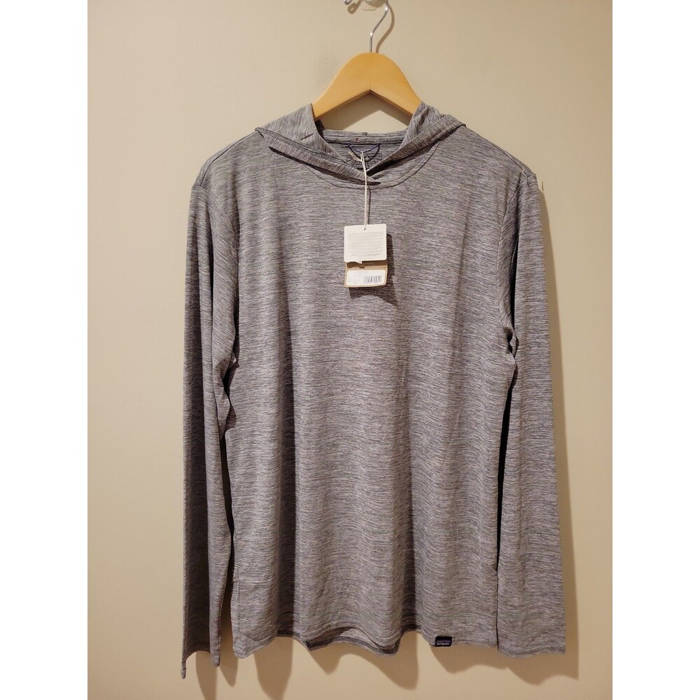 NWT Patagonia Capilene Cool Daily Hoody Men’s M Feather Grey 45310 Lightweight